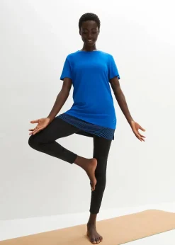 Langes Sport-Shirt 2-in-1-Optik