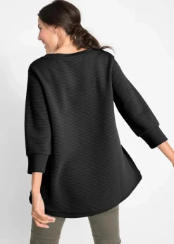 Langes Sweatshirt mit Viskose