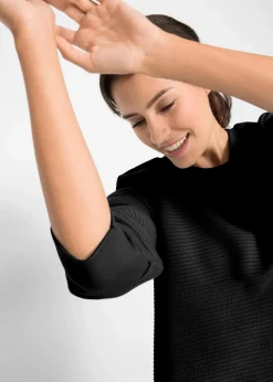 Langes Sweatshirt mit Viskose