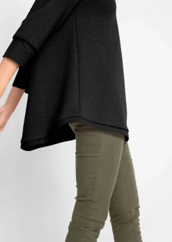 Langes Sweatshirt mit Viskose