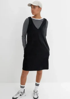 Latzkleid aus Jerseycord