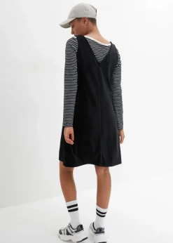 Latzkleid aus Jerseycord