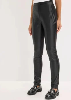 Lederimitat-Hose im Punto di Roma Mix