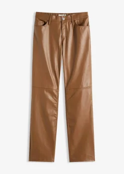 Lederimitat-Hose mit Bequembund