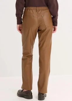 Lederimitat-Hose mit Bequembund
