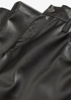 Lederimitat-Hose mit Bequembund