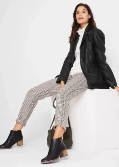 Lederimitat-Longblazer