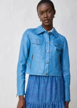 Lederjacke aus Lammnappa