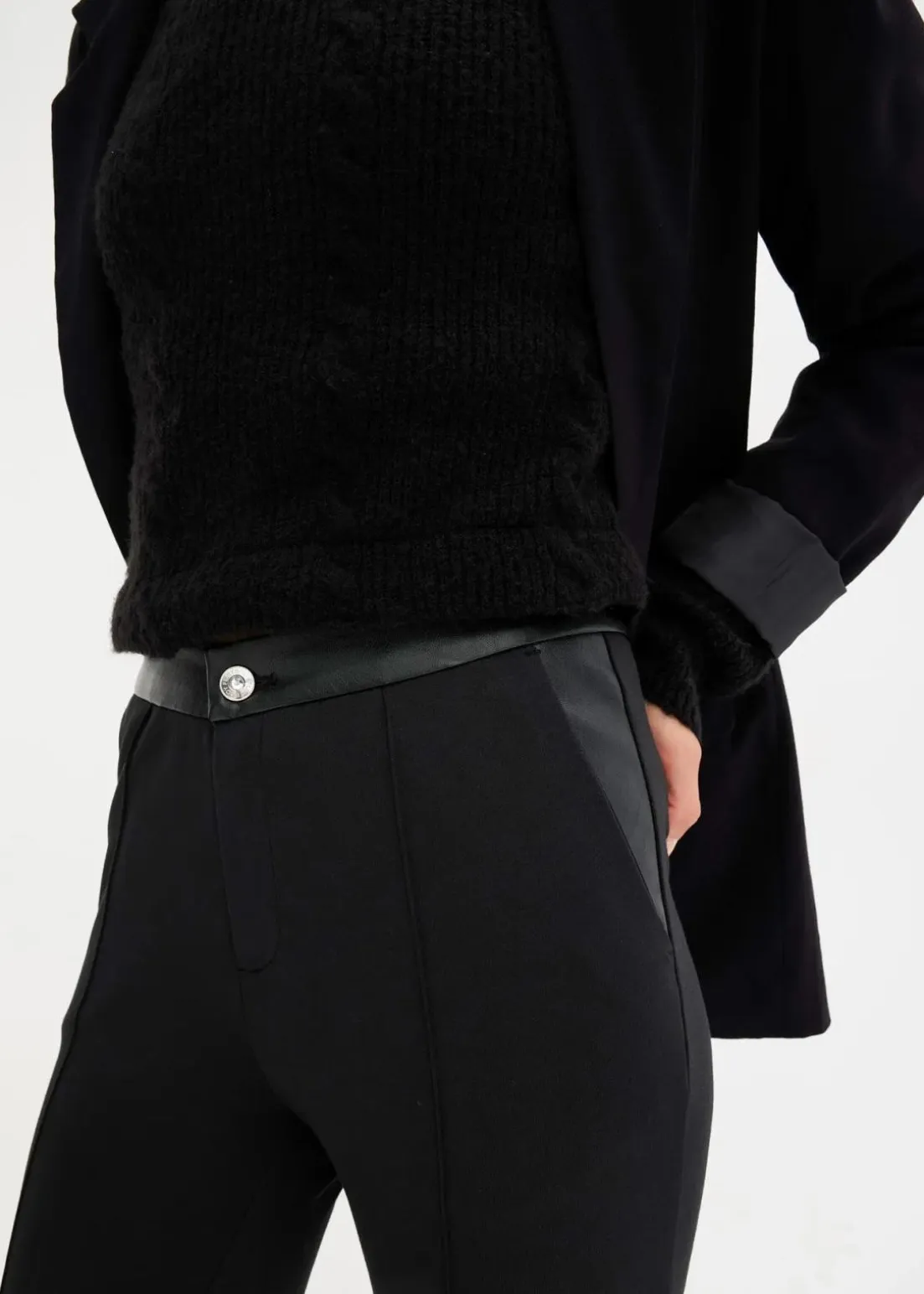 Leggings aus fließendem Viskose-Mix