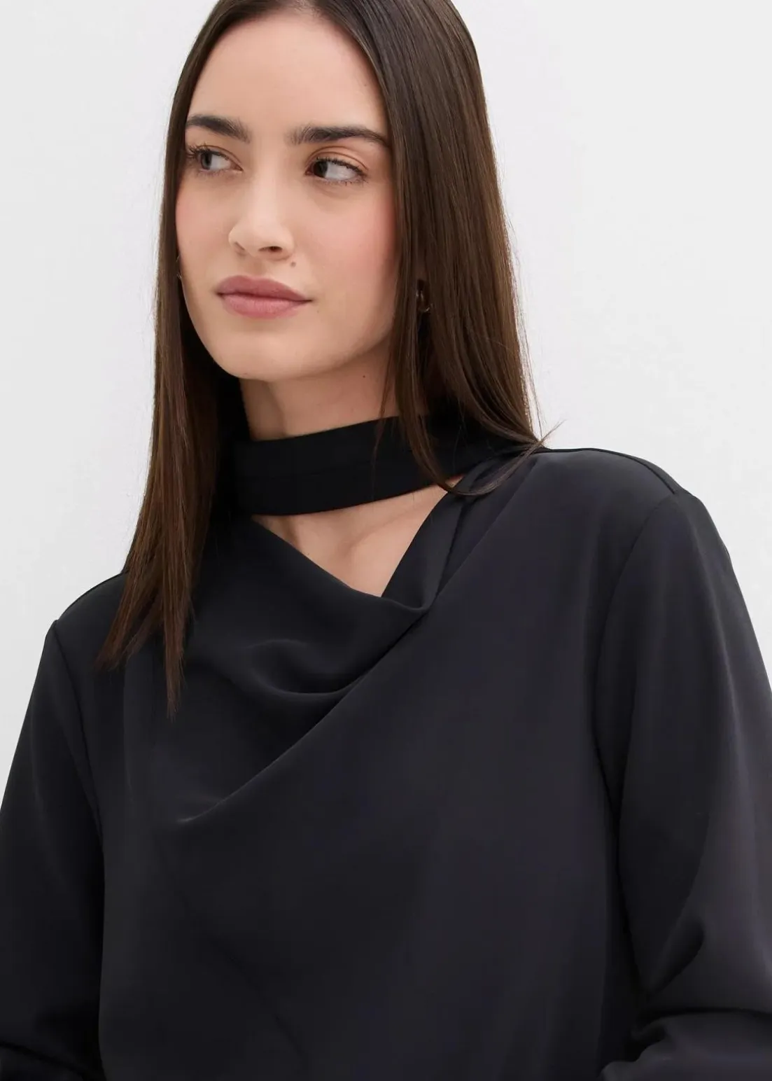 Leicht glänzendes Blusenshirt