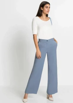 Leichte Marlenehose mit Viskose