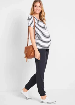 Leichte Umstandshose aus Viskose, Loose Fit