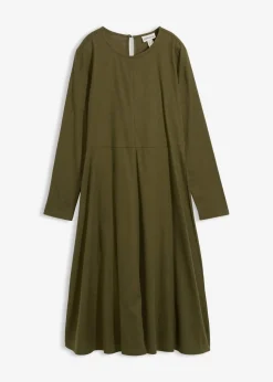 Leichtes Flanellkleid aus reiner Baumwolle