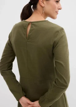 Leichtes Flanellkleid aus reiner Baumwolle