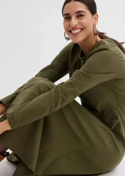 Leichtes Flanellkleid aus reiner Baumwolle