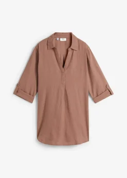 Leinen-Bluse, 3/4-Arm