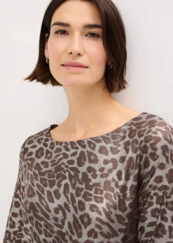 Leo-Shirt mit Glanzdruck