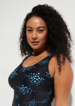 Light Shape-Badeanzug mit breiten Trägern