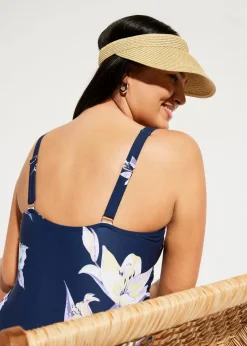 Light Shape-Badeanzug mit Wickel-Optik