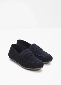 Loafer aus Veloursleder