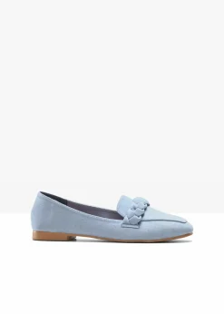 Loafer mit Flechtdetails