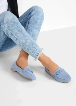 Loafer mit Flechtdetails