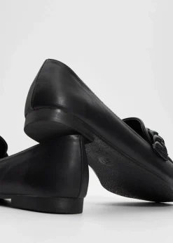 Loafer mit Flechtdetails