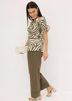 Lockere Tunika aus Viskose