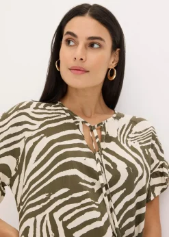 Lockere Tunika aus Viskose