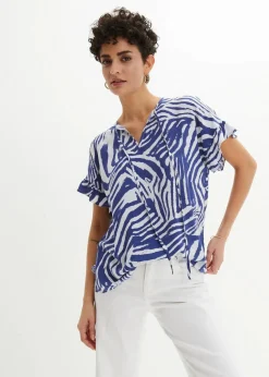 Lockere Tunika aus Viskose