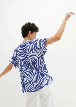 Lockere Tunika aus Viskose