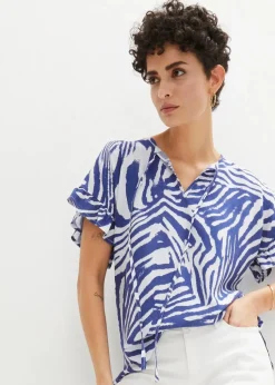 Lockere Tunika aus Viskose