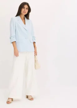 Lockerer 3/4-Arm-Blazer aus Viskose