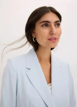 Lockerer 3/4-Arm-Blazer aus Viskose