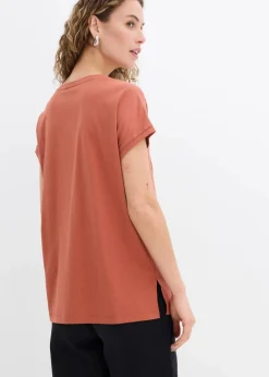 Lockeres Shirt mit Spitze