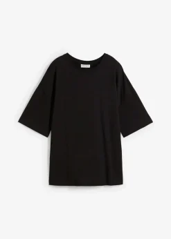 Lockeres T-Shirt aus Baumwoll-Mix