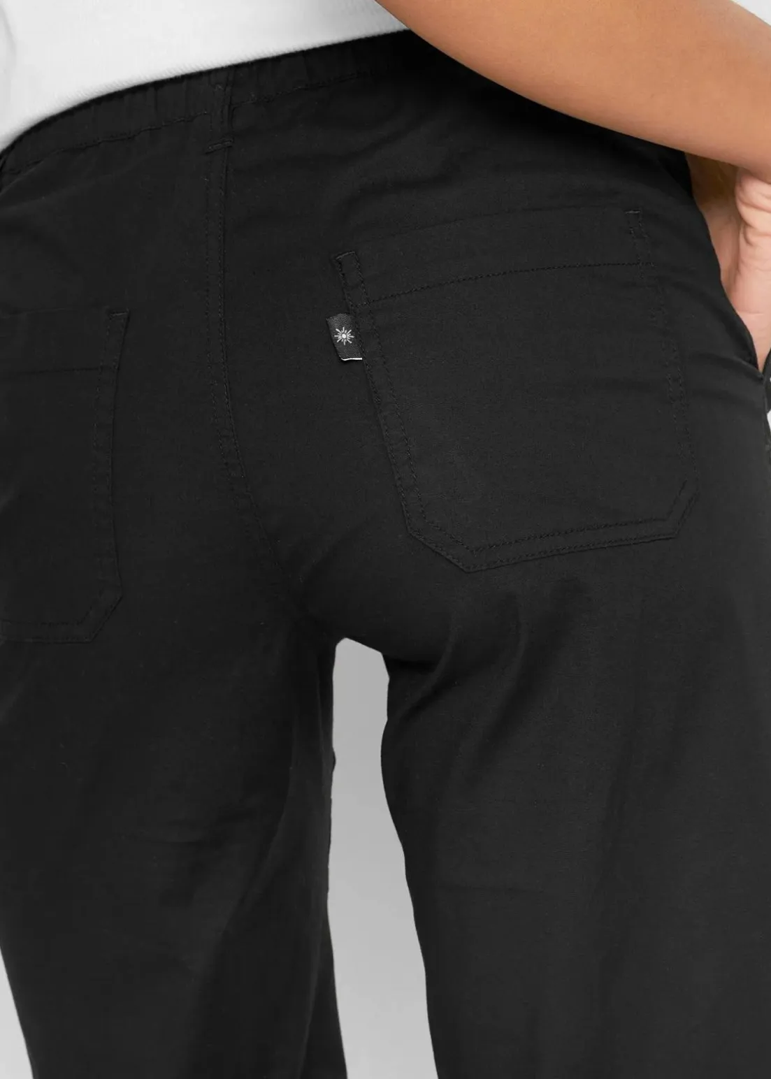 Long-Bermuda mit elastischem Bund