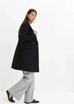 Longblazer mit V-Ausschnitt, langarm