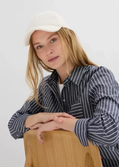 Longbluse aus reiner Baumwolle