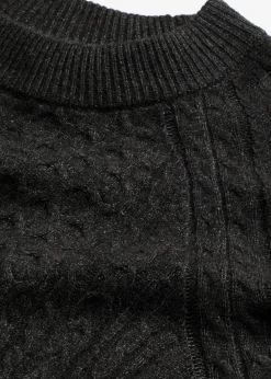 Longpullover aus fließendem Viskose-Mix