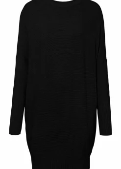 Long-Pullover aus Viskose-Mix