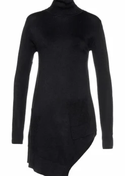 Long-Pullover aus Viskose-Mischung