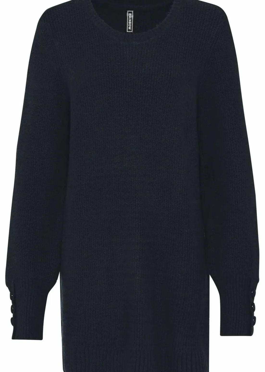 Longpullover mit Knöpfen