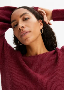 Longpullover mit Knöpfen