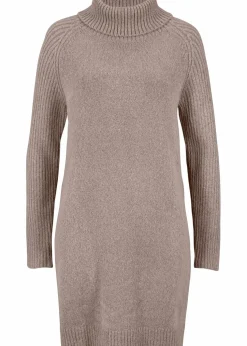 Longpullover mit Rollkragen