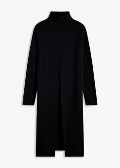 Longpullover mit Schlitz