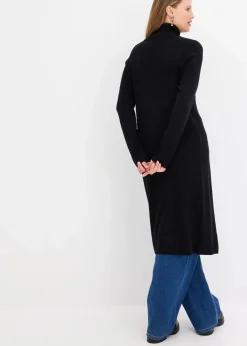 Longpullover mit Schlitz