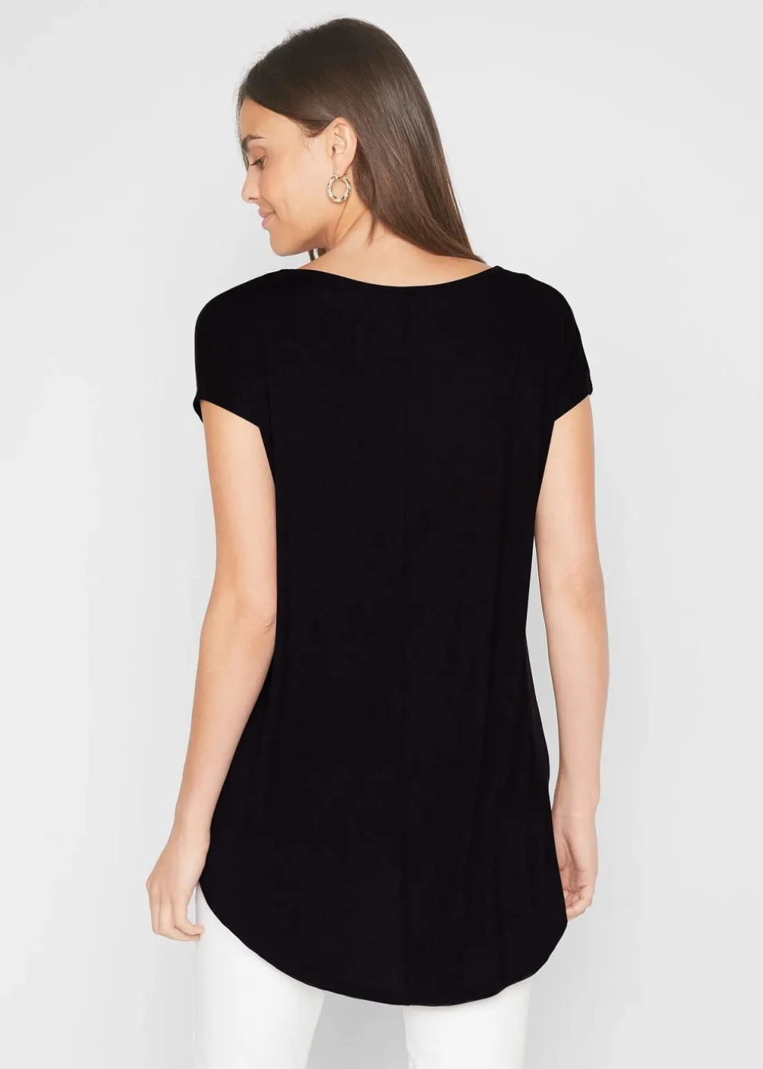 Longshirt aus Viskose-Mix