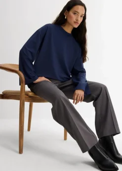 Longshirt aus fließender Qualität