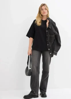 Longshirt aus Interlock